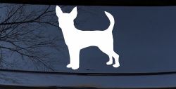 Chihuahua Dog Car or Truck Window Decal Sticker