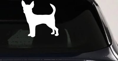 Chihuahua Dog Car Truck Window Decal Vinyl Sticker Cute Pet Lover Gift