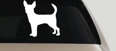 Chihuahua Dog Car Truck Window Decal Vinyl Sticker Cute Pet Lover Gift
