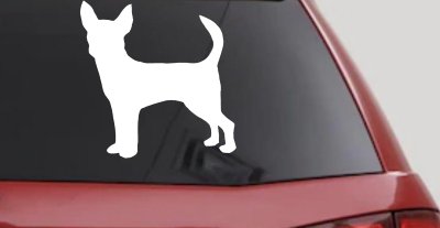 Chihuahua Dog Car Truck Window Decal Vinyl Sticker Cute Pet Lover Gift