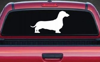 Dachshund Dog Car or Truck Window Decal Sticker