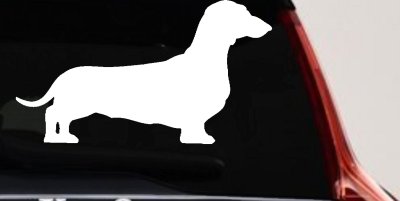 Dachshund Dog Car Window Decal Vinyl Sticker Truck Window Wiener Dog