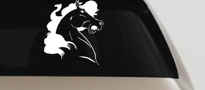 Majestic Horse Head Vinyl Decal Sticker for Car and Truck Windows