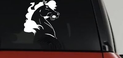 Majestic Horse Head Vinyl Decal Sticker for Car and Truck Windows