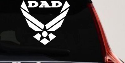 Air Force Dad Decal Military Car Truck Window Sticker Show Your Pride