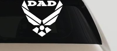 Air Force Dad Decal Military Car Truck Window Sticker Show Your Pride