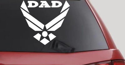 Air Force Dad Decal Military Car Truck Window Sticker Show Your Pride