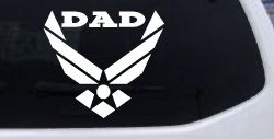 Air Force Dad Military Car or Truck Window Decal Sticker