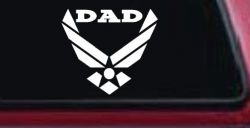 Air Force Dad Military Car or Truck Window Decal Sticker