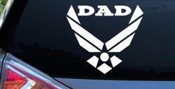 Air Force Dad Military Car or Truck Window Decal Sticker