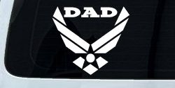 Air Force Dad Military Car or Truck Window Decal Sticker