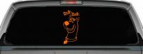 Scooby Doo Ruh Roh Cartoons Car or Truck Window Decal Sticker (Orange)