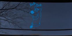 Scooby Doo Ruh Roh Cartoons Car or Truck Window Decal Sticker (Sky Blue)