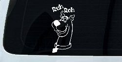 Scooby Doo Ruh Roh Cartoons Car or Truck Window Decal Sticker
