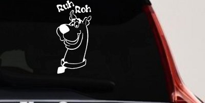 Scooby Doo Ruh Roh Decal Sticker for Car or Truck Windows
