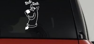 Scooby Doo Ruh Roh Decal Sticker for Car or Truck Windows