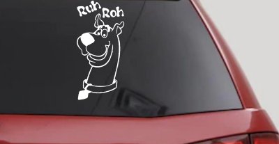 Scooby Doo Ruh Roh Decal Sticker for Car or Truck Windows