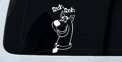 Scooby Doo Ruh Roh Cartoons Car or Truck Window Decal Sticker