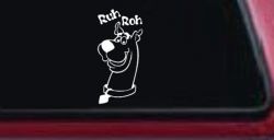 Scooby Doo Ruh Roh Cartoons Car or Truck Window Decal Sticker