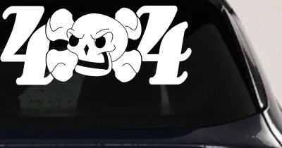 Skull 4X4 Off Road Decal Truck Car Window Vinyl Sticker