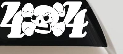 Skull 4X4 Off Road Decal Truck Car Window Vinyl Sticker