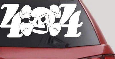 Skull 4X4 Off Road Decal Truck Car Window Vinyl Sticker