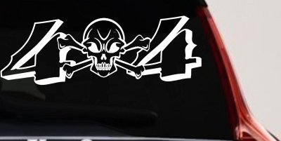 Skull Crossbones Off Road Decal for 4x4 Trucks Cars Window Vinyl Sticker