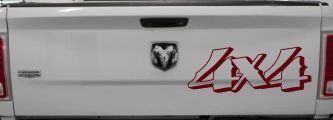 4X4 Off Road Car or Truck Window Decal Sticker (Purple Red)