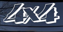 4X4 Off Road Car or Truck Window Decal Sticker