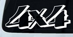 4X4 Off Road Car or Truck Window Decal Sticker