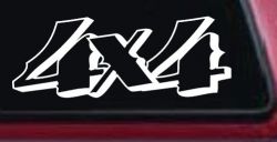 4X4 Off Road Car or Truck Window Decal Sticker