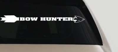Bow Hunter Vinyl Decal Sticker for Car Truck Window Archery Hunting