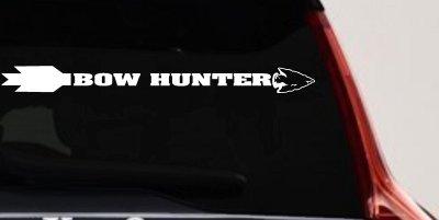 Bow Hunter Vinyl Decal Sticker for Car Truck Window Archery Hunting