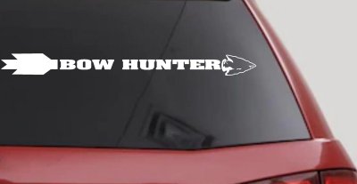 Bow Hunter Vinyl Decal Sticker for Car Truck Window Archery Hunting