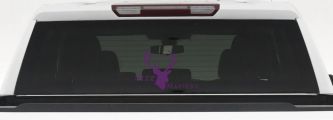 Size Matters Big Buck Deer Hunting Car or Truck Window Decal Sticker (Violet)