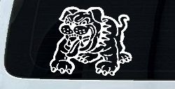 Bulldog Animals Car or Truck Window Decal Sticker