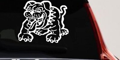 Bulldog Car Truck Window Decal Sticker - Vinyl Graphic