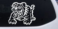 Bulldog Animals Car or Truck Window Decal Sticker