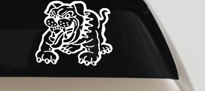 Bulldog Car Truck Window Decal Sticker - Vinyl Graphic