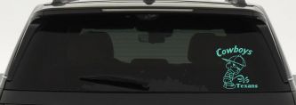 Cowboys Pee On Texans Vinyl Decal Funny Car Truck Window Sticker (Mint)