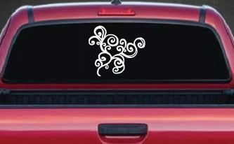Swirl Car or Truck Window Decal Sticker