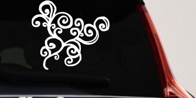 Swirl Car Truck Window Decal Sticker Vinyl Graphic Auto Decoration