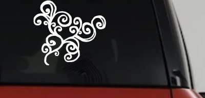 Swirl Car Truck Window Decal Sticker Vinyl Graphic Auto Decoration