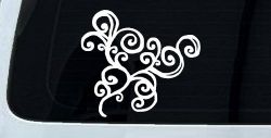 Swirl Car or Truck Window Decal Sticker