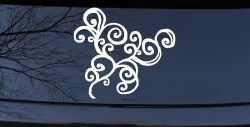Swirl Car or Truck Window Decal Sticker