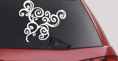 Swirl Car Truck Window Decal Sticker Vinyl Graphic Auto Decoration