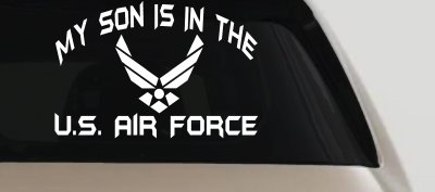 Proud Air Force Son Decal US Military Car Truck Window Sticker
