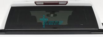 My Chains Are Gone I've Been Set Free Christian Car or Truck Window Decal Sticker (Turquoise Blue)