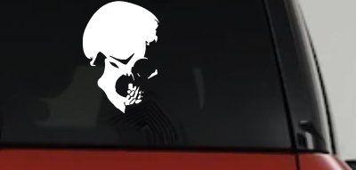 Skull Side View Car Truck Window Vinyl Decal Sticker