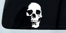 Skull Shadow Skulls Car or Truck Window Decal Sticker